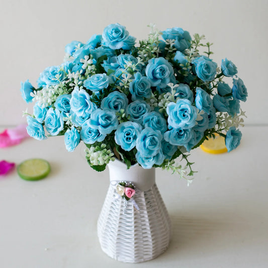 Artificial Mini Roses Flower Bouquet
