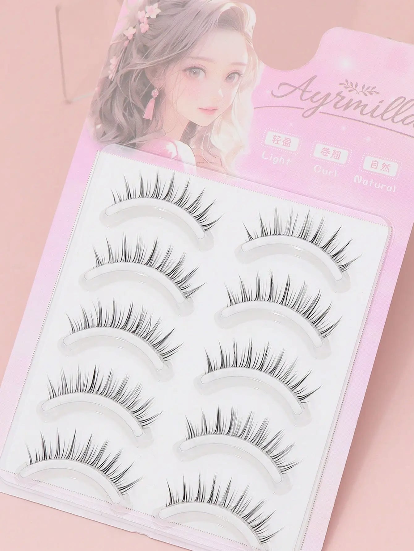 5 Pairs Cat Eye Lashes
