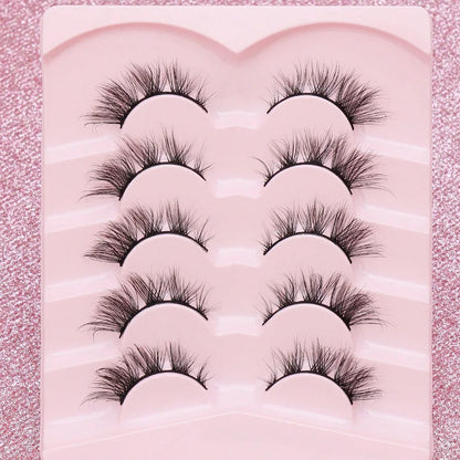 5 Pairs Cat Eye Lashes