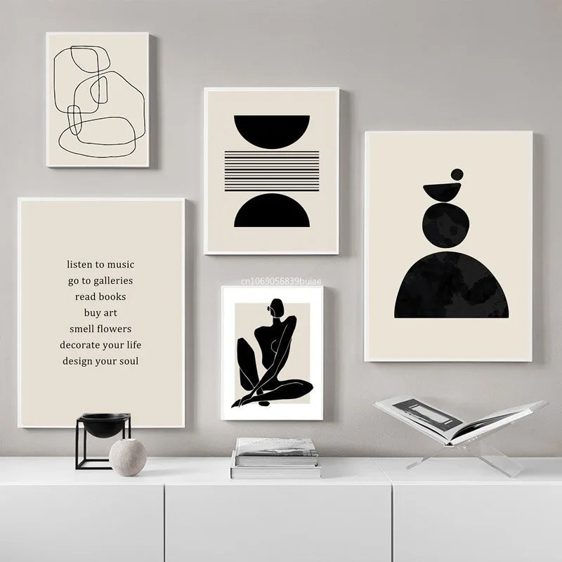 Abstract Bohemian Wall Art Poster