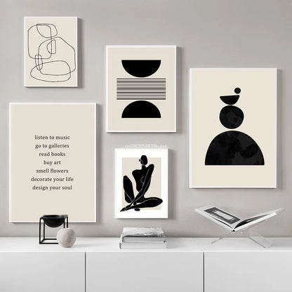 Abstract Bohemian Wall Art Poster