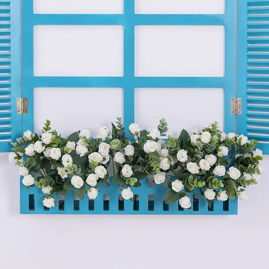 10 Heads Artificial Silk Rose Flower