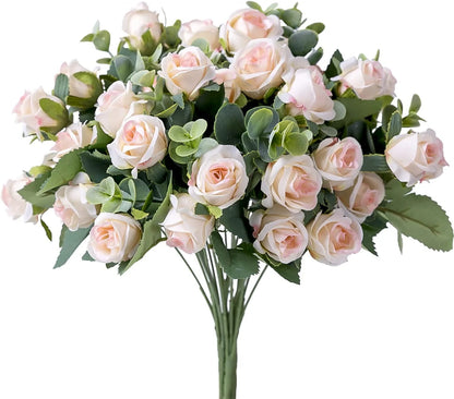 10 Heads Artificial Silk Rose Flower