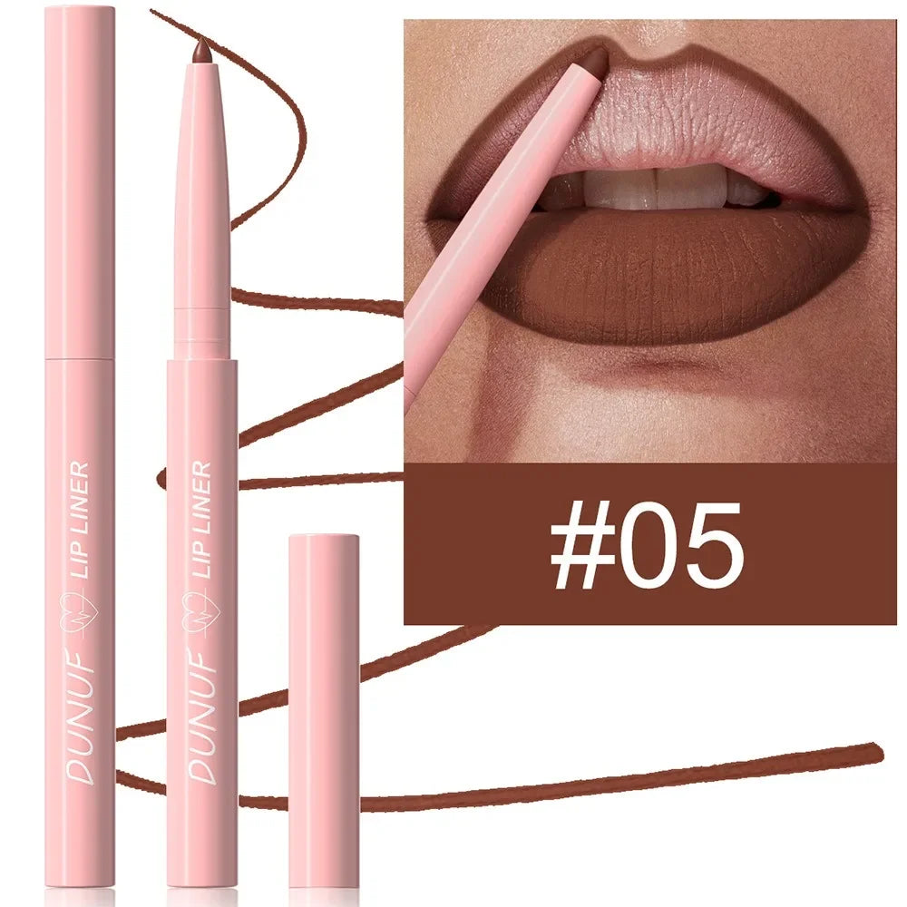 Waterproof Natural Nude Brown Slim Lip Liner