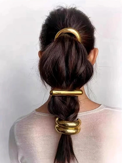 Metal Irregular Double-layer Hair Bands