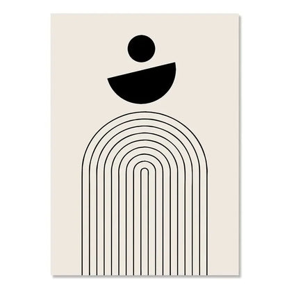 Abstract Bohemian Wall Art Poster