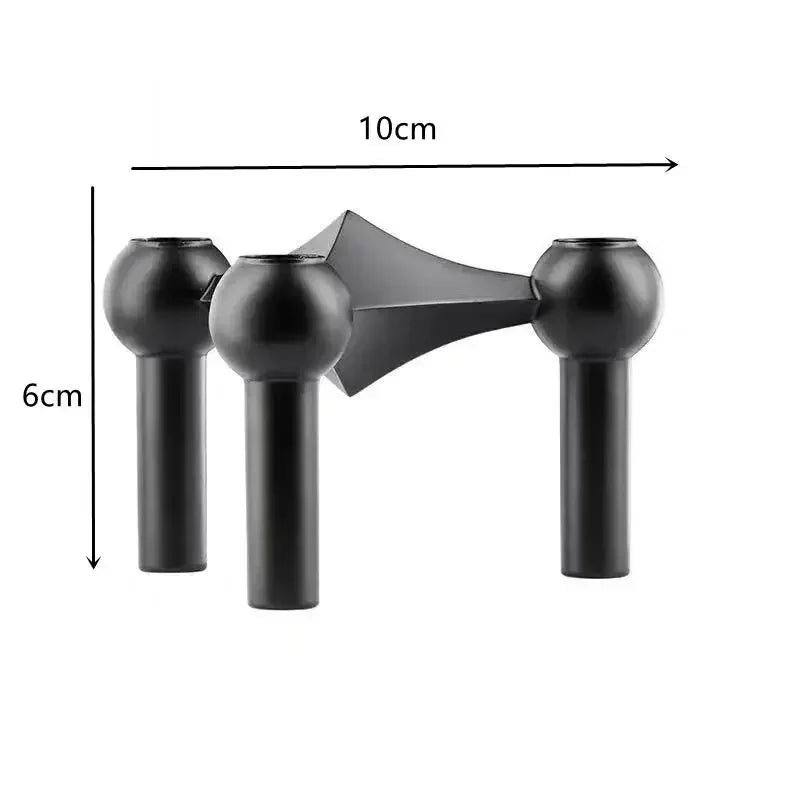 Metal Molecular Structure Candle Holder