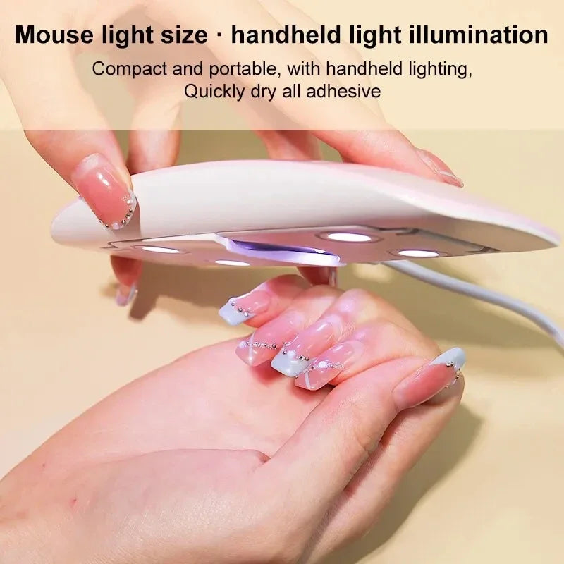 Portable 6W Mini Nail Dryer Machine With USB Cable