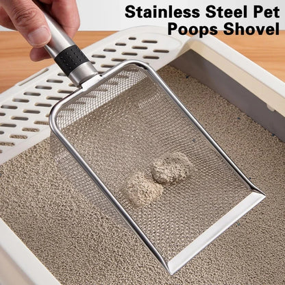 Durable Aluminum Alloy Cat Litter Scoop