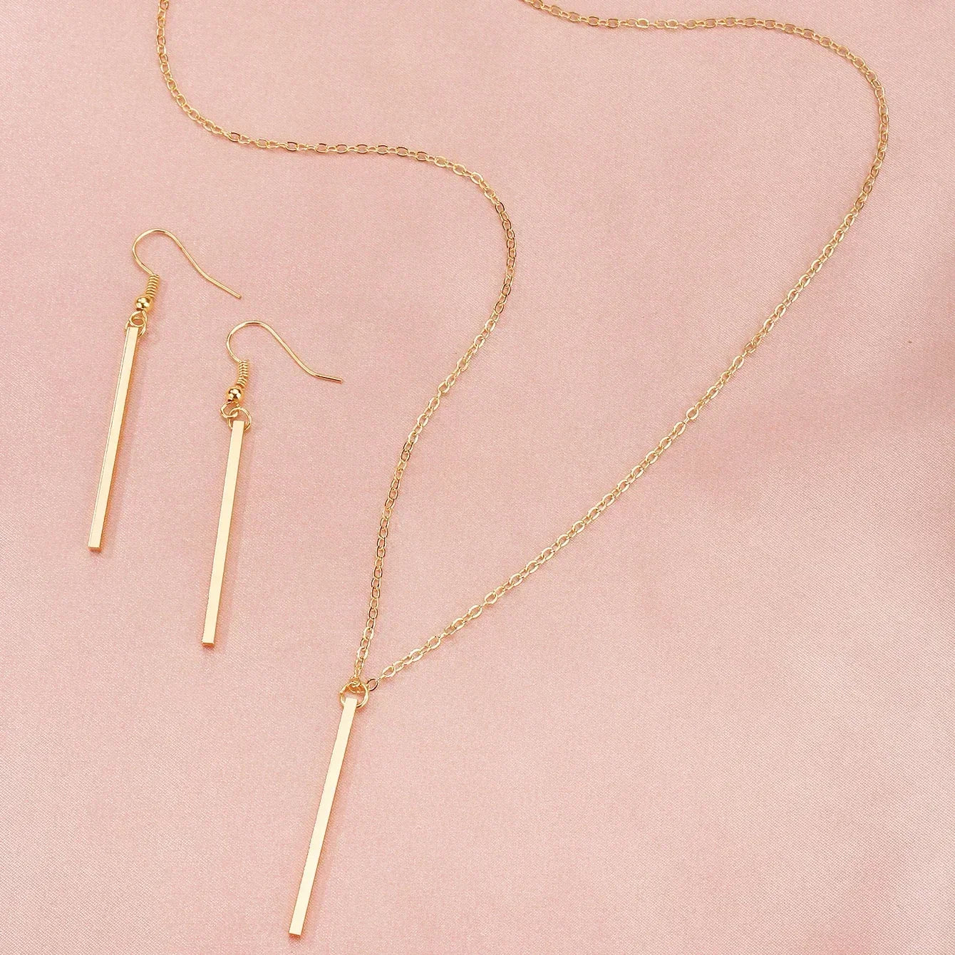Elegant Gold Stick Jewelry Sets
