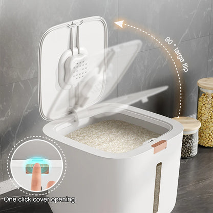 Insect Proof Moisture Proof Rice Box with Lid