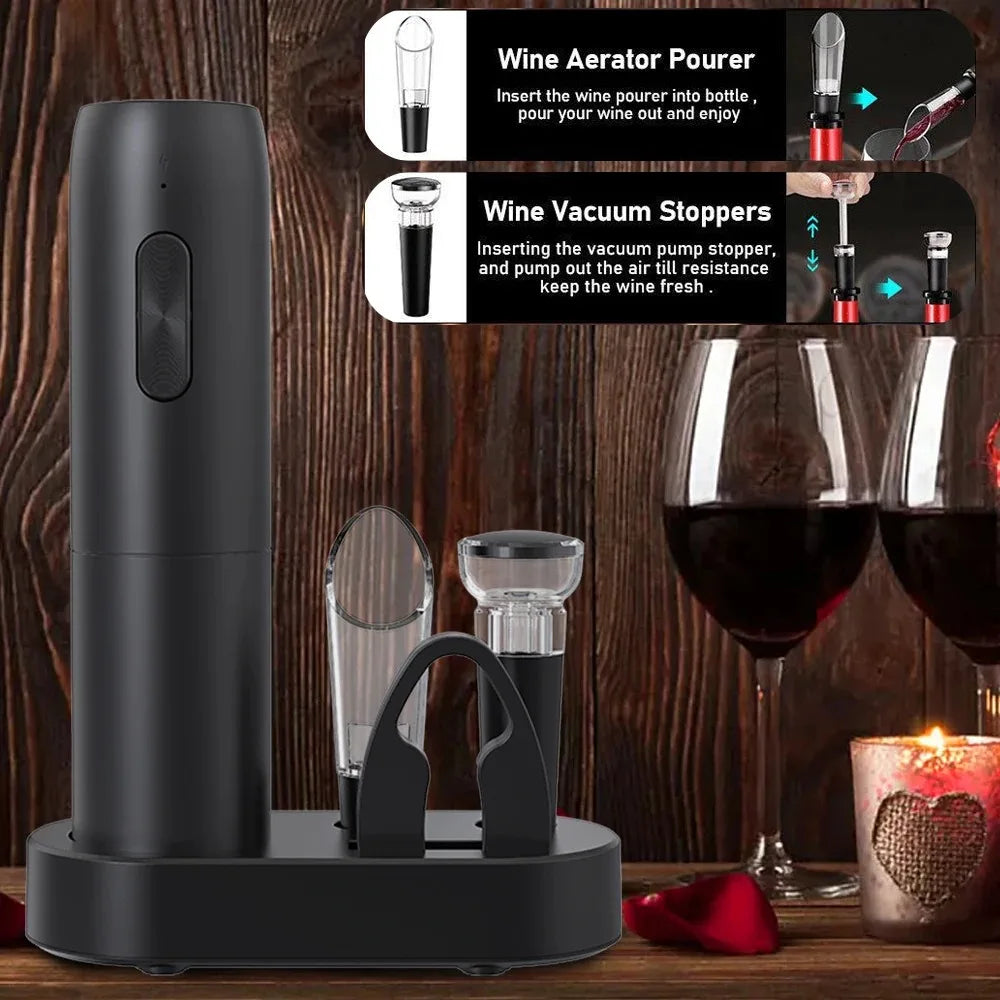 Rechargeable Electric Wine Bottle Opener