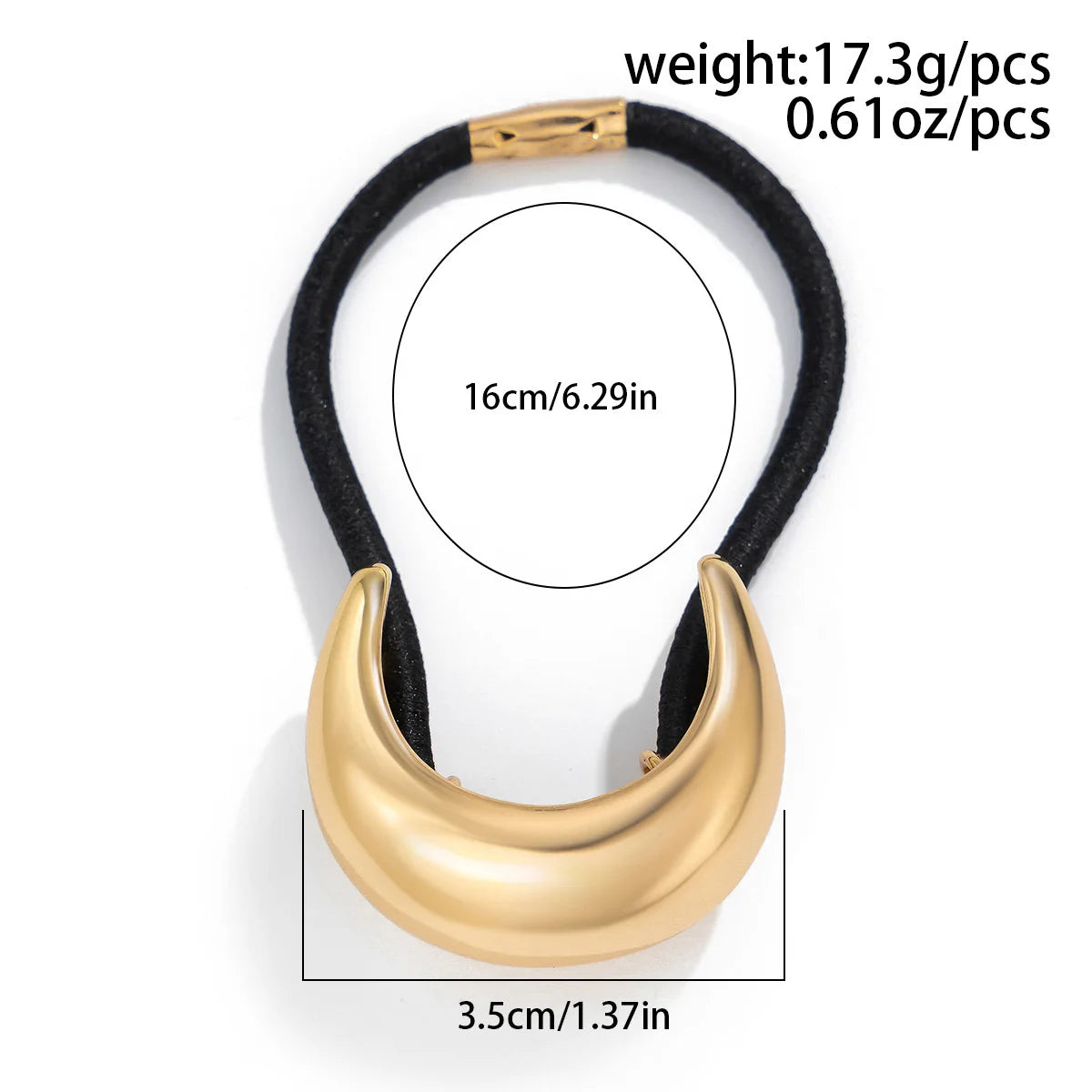 Metal Irregular Double-layer Hair Bands