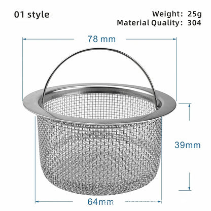 Stainless Steel Kitchen Sink Filter