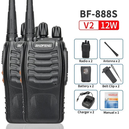 Dual Band Portable Long Range Walkie Talkie