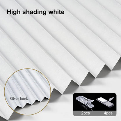 Self-Adhesive Pleated Blind High Shading Curtain