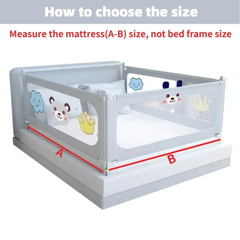 Portable Liftable Bed Fence
