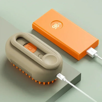 Rotatable Pet Spray Massage Brush