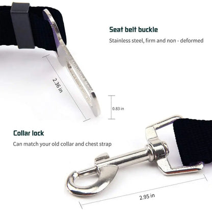 Adjustable Lead Clip Safety Seat Belt