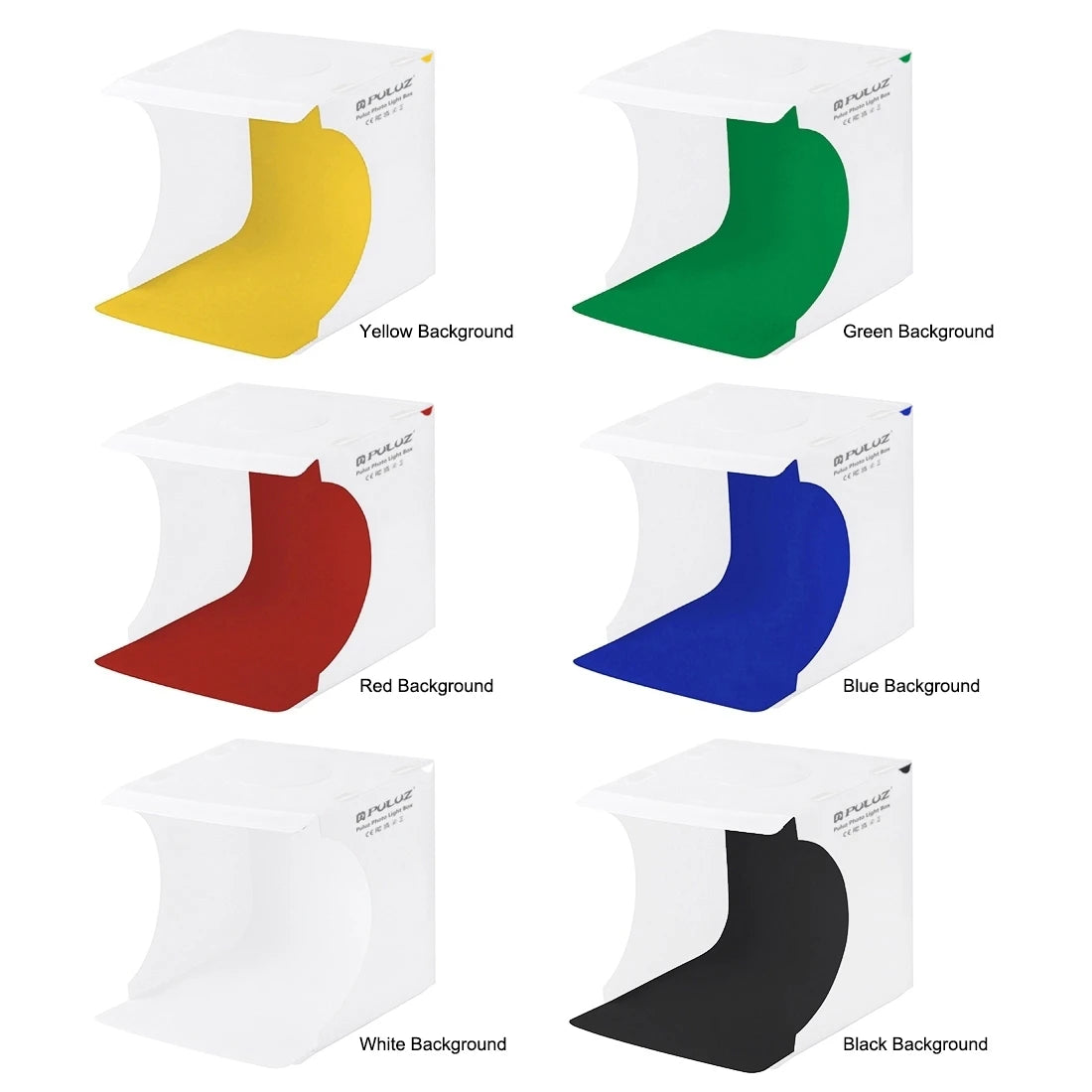 Portable Main Studio Box With 6 Colors Backdrops