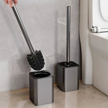 Metal Shell Wall-Mounted Toilet Brush Holder
