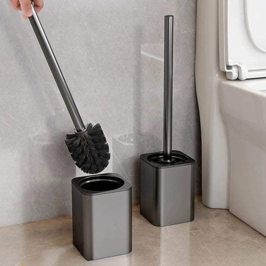 Metal Shell Wall-Mounted Toilet Brush Holder