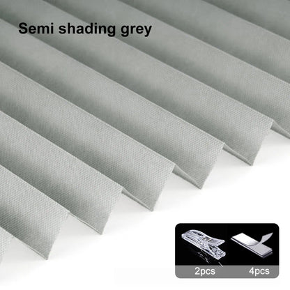 Self-Adhesive Pleated Blind High Shading Curtain