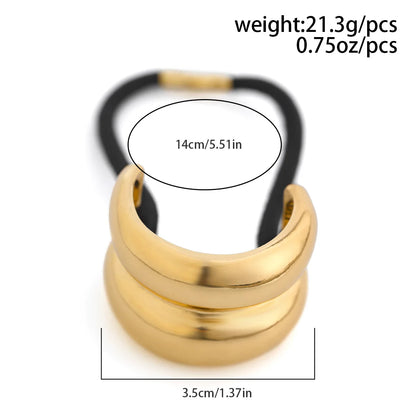 Metal Irregular Double-layer Hair Bands