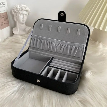 Leather Portable Jewelry Organizer