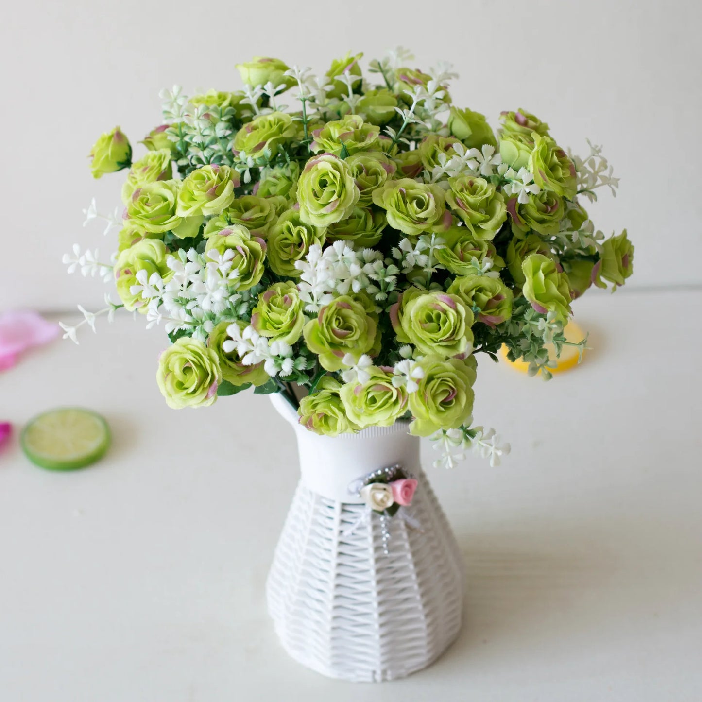 Artificial Mini Roses Flower Bouquet