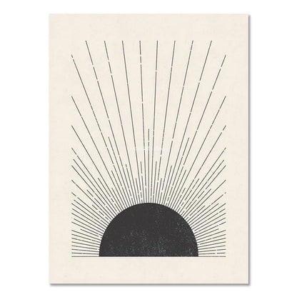 Abstract Bohemian Wall Art Poster