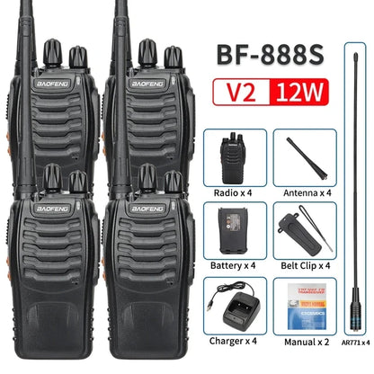 Dual Band Portable Long Range Walkie Talkie