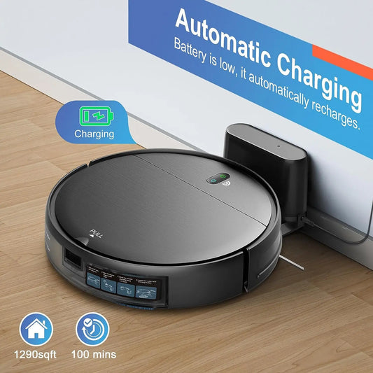 6000Pa Power Auto Charging App Control  Robot Vacuum Cleaner