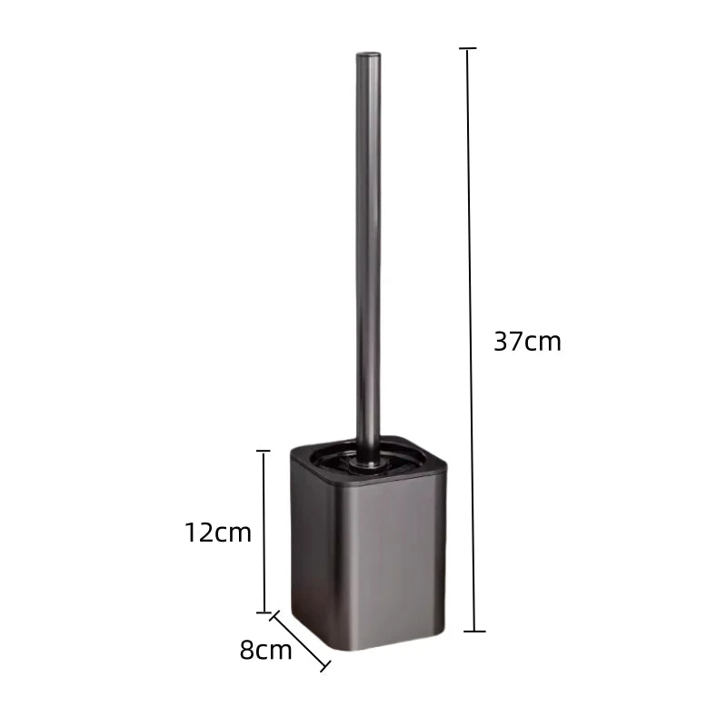 Metal Shell Wall-Mounted Toilet Brush Holder