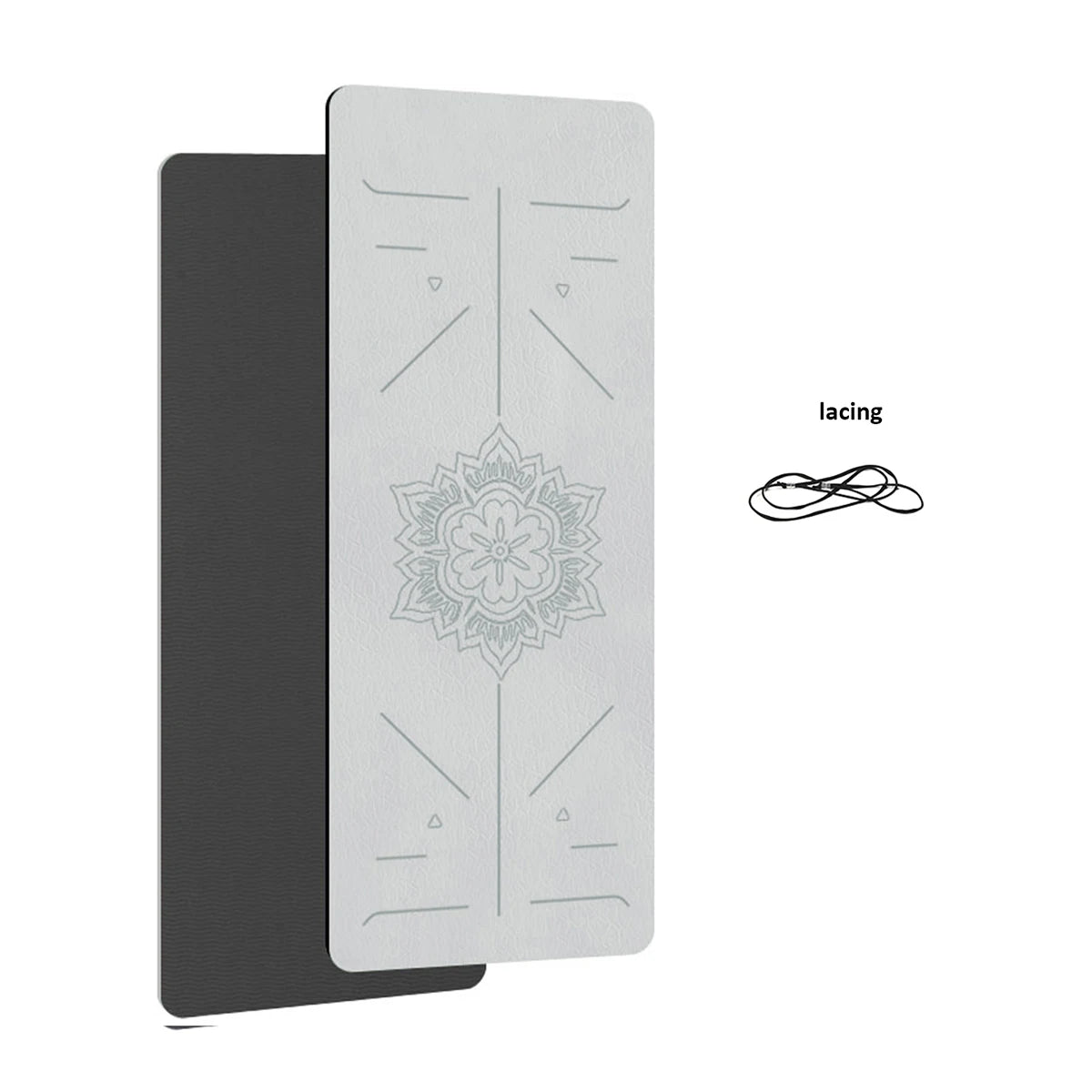 Non-slip TPE Yoga Mat With Guide Line