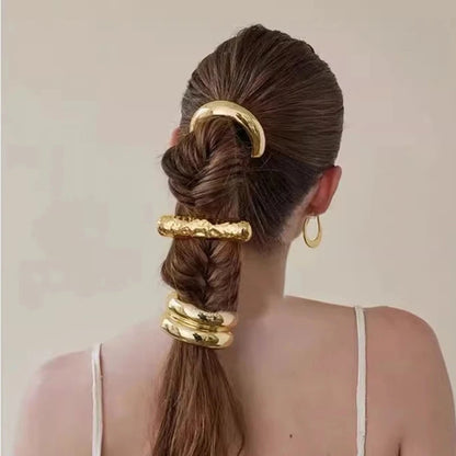 Metal Irregular Double-layer Hair Bands