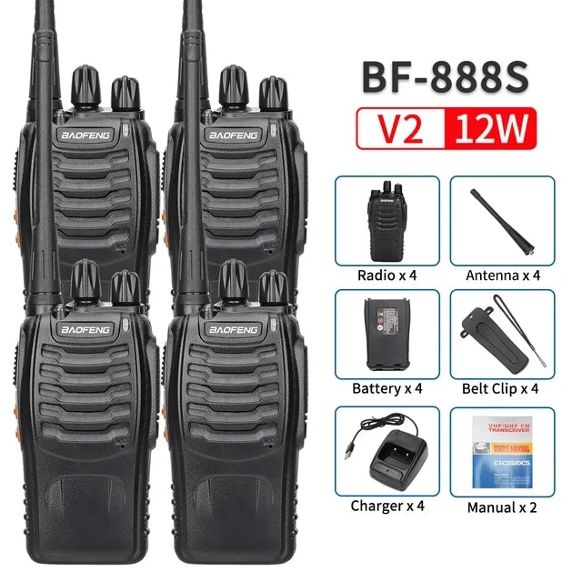 Dual Band Portable Long Range Walkie Talkie