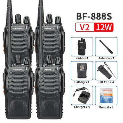 Dual Band Portable Long Range Walkie Talkie