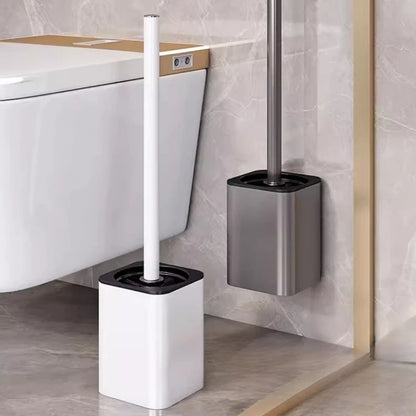 Metal Shell Wall-Mounted Toilet Brush Holder