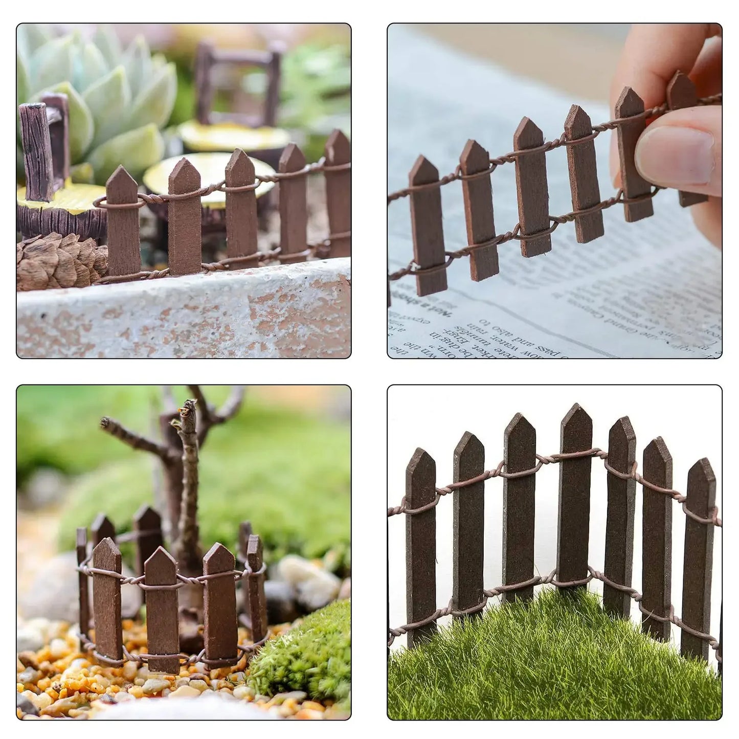 Miniature Fairy Garden Fence