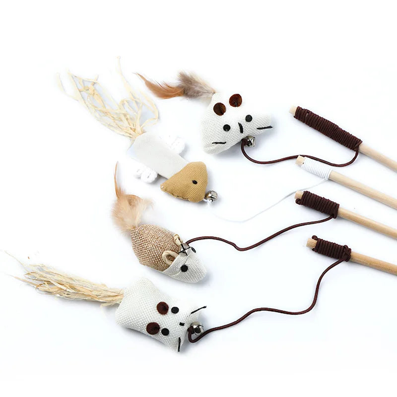 Pet Teaser Feather Toys