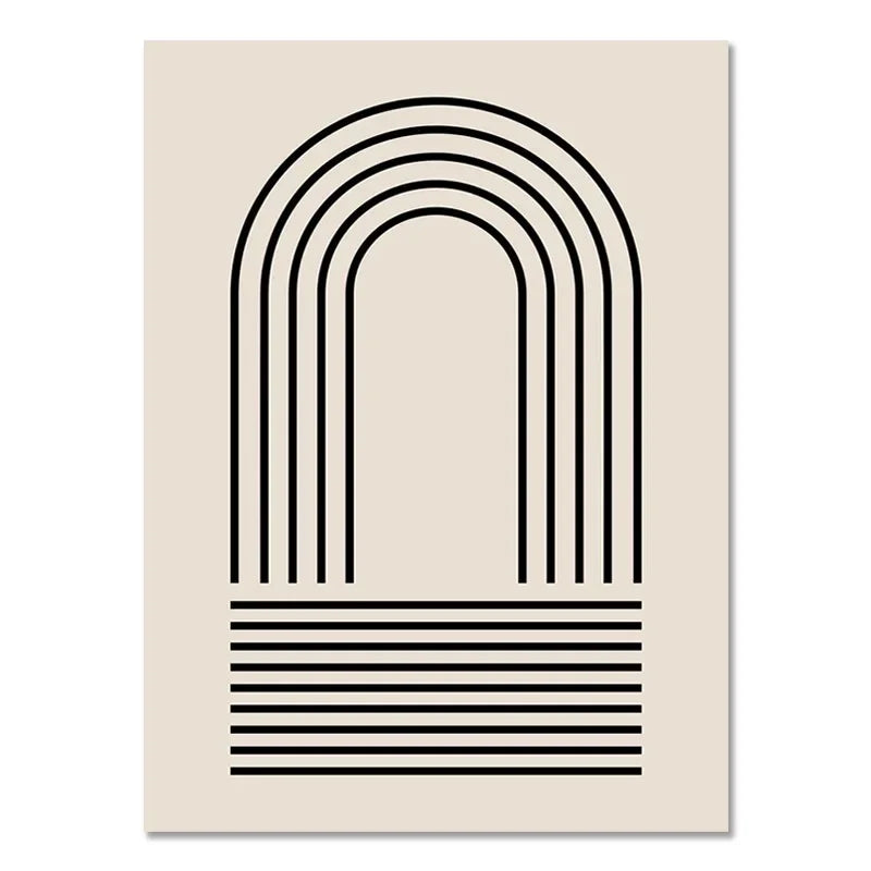 Abstract Bohemian Wall Art Poster