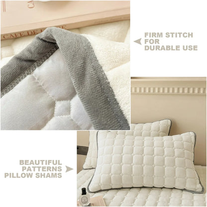 Luxury Velvet Quilt Set