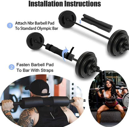 Thickened Squat Weightlifting Foam Neck Pads