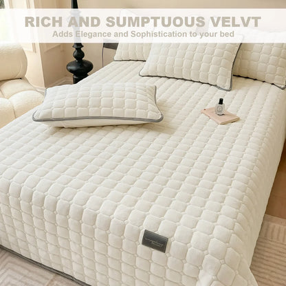 Luxury Velvet Quilt Set