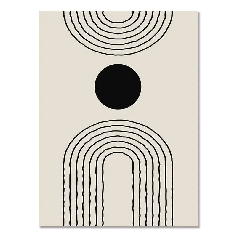 Abstract Bohemian Wall Art Poster