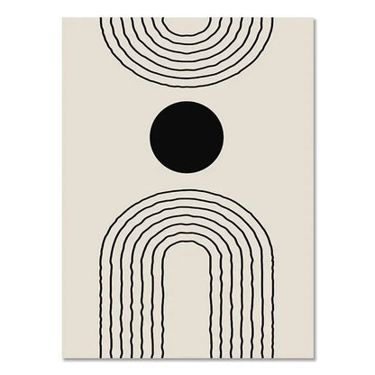 Abstract Bohemian Wall Art Poster