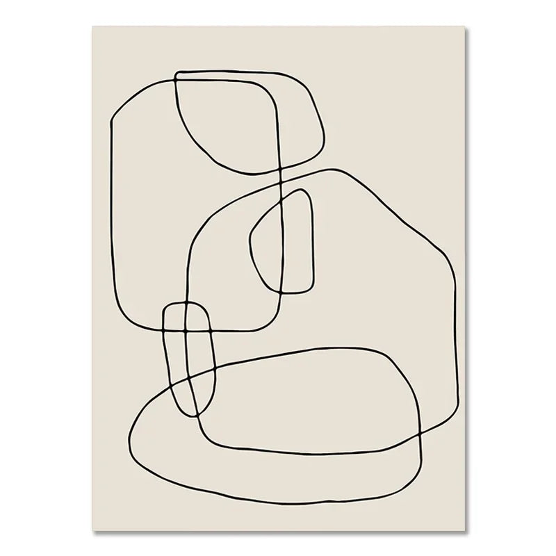 Abstract Bohemian Wall Art Poster