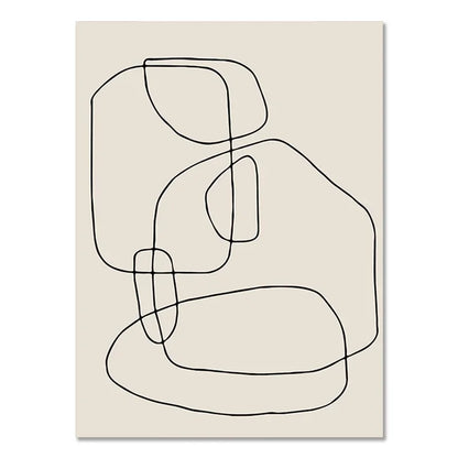 Abstract Bohemian Wall Art Poster