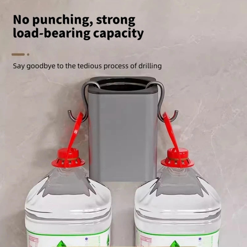 Metal Shell Wall-Mounted Toilet Brush Holder